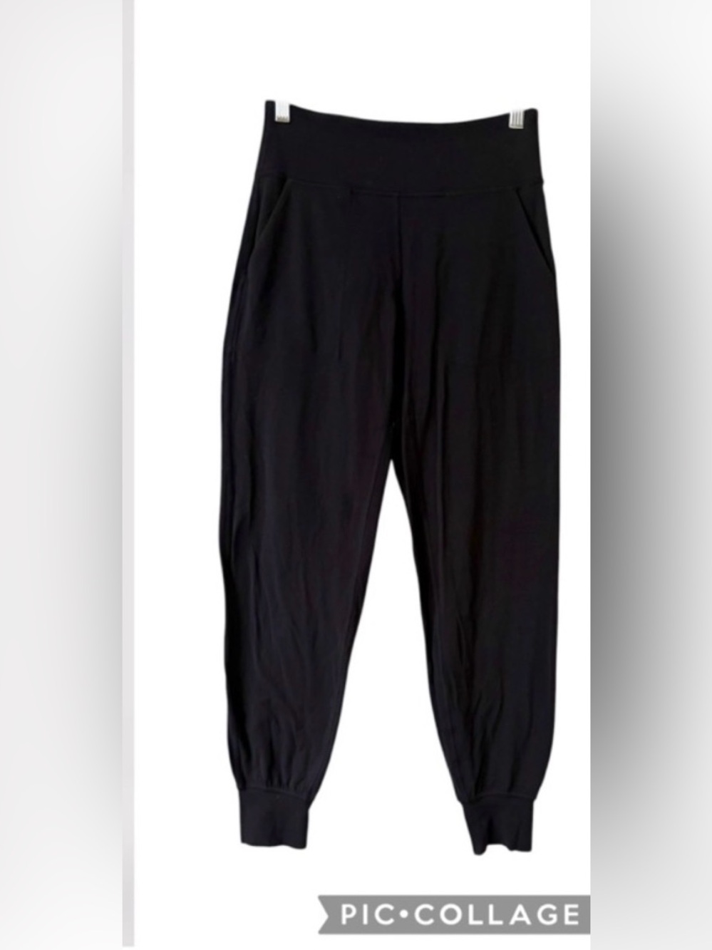 lululemon Athletica Align Mid Rise Black Joggers Size 6 Lightweight Nulu Fabric - Picture 2 of 14